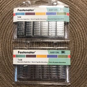 Fastenater Baby Girl Staple Bars
